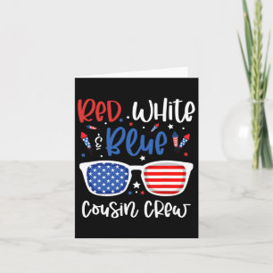 Carte Équipement Rouge Blanc Et Bleu 4 juillet Enfants N
