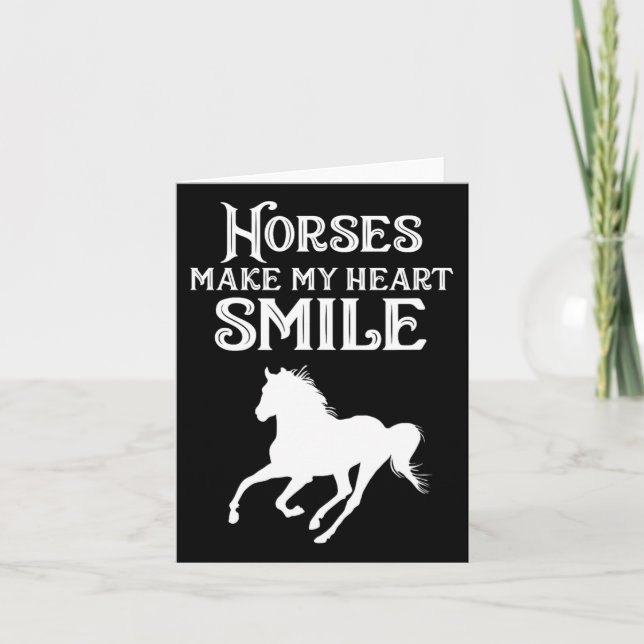 Carte Équitation Pour Cheval Rider Cadeau (Devant)