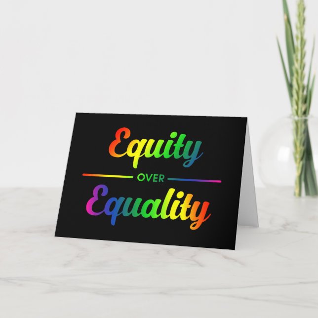 Carte Équité sur égalité LGBT (Devant)