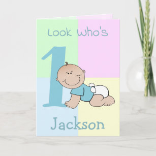 Cartes Premier Bebe D Anniversaire Zazzle Fr