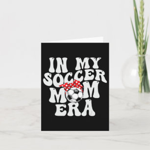 Carte Ère de mère de footballeur Cadeau drôle pour femme