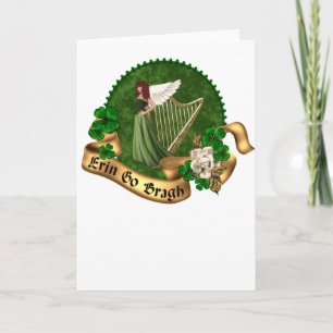 Carte Erin vont Irlandais de Bragh