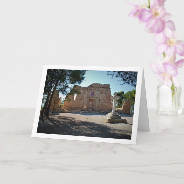 Carte Ermitage de Santa Bárbara Façade, Lliria, Valence (Orchidée)