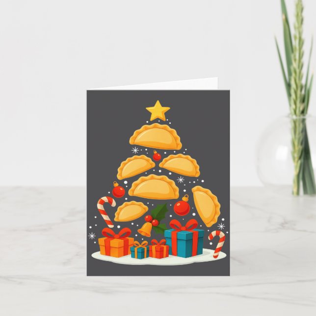 Carte Erogi Lish Food Land Christmas Tree Xmas Long Slee (Devant)