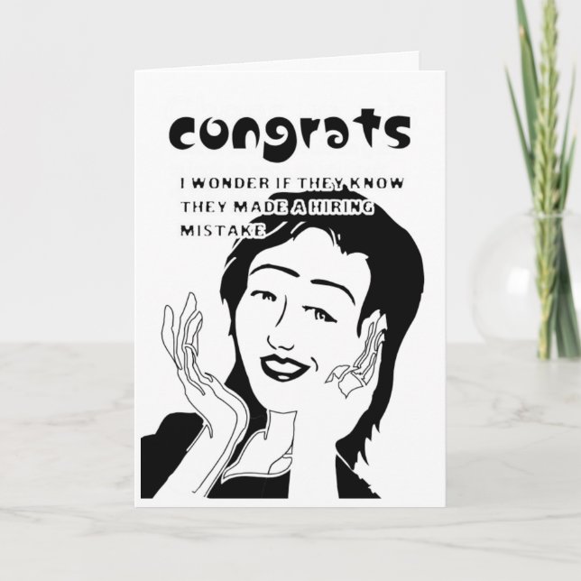 Carte erreur d'embauche (Devant)