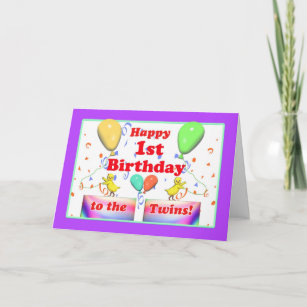 Cadeaux Jumeaux De Joyeux Anniversaire Zazzle Fr