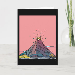 Carte Éruption volcanique Volcan Éruption volcanique Lav