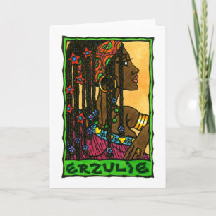 Carte Erzulie Greeting Card