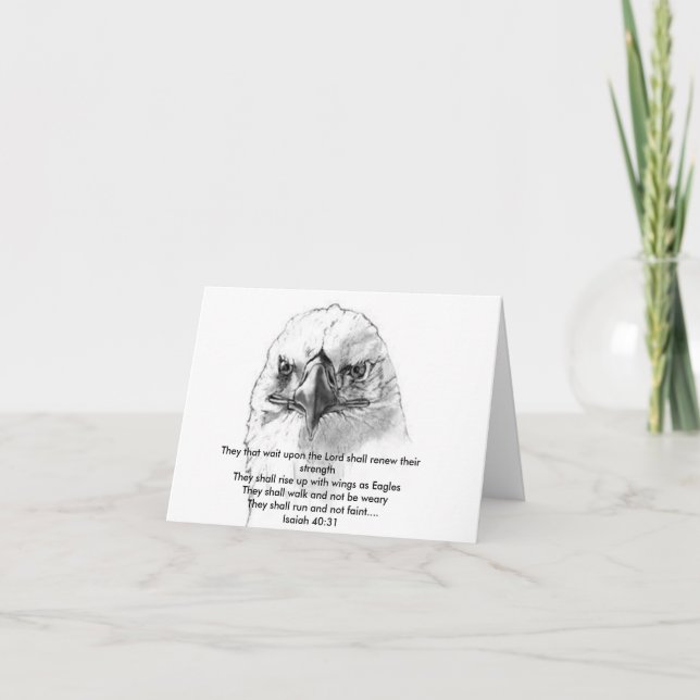 Carte Ésaïe 40:31 (Devant)