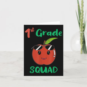 Carte Escadron De Première Année Retour À L'École Cadeau