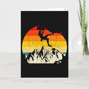 Carte Escalade d'alpinisme Grimpeur d'alpinisme