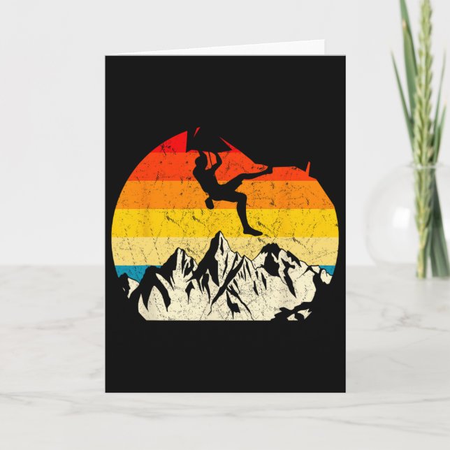 Carte Escalade d'alpinisme Grimpeur d'alpinisme  (Devant)
