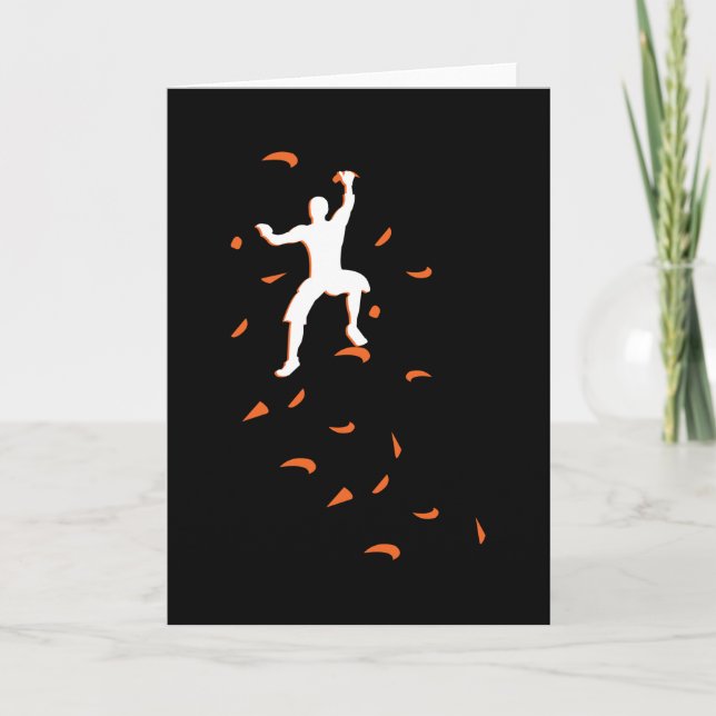 Carte Escalade de bloc sportif Bloc d'escalade murale (Devant)