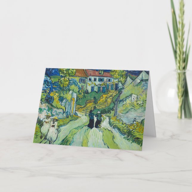 Carte Escalier à Auvers par van Gogh : Vide (Devant)
