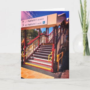 Carte escalier de la gare