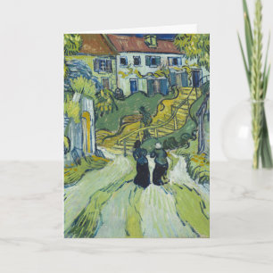 Carte Escalier de Van Gogh à Auvers Paysage Artistique
