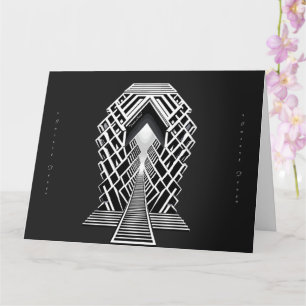 Carte Escalier monochromatique : Obélisque des contraste