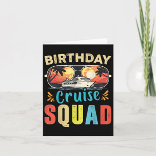 Carte Escouade de croisières Anniversaire 2025 Croisière
