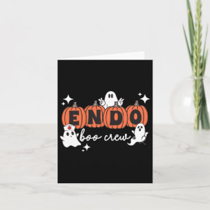 Carte Escouade d'équipe d'Halloween Endo Ghosts Citrouil