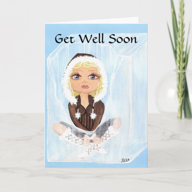 Carte Eskimo à Ice Quantum Cutie Get Well Soon (Devant)