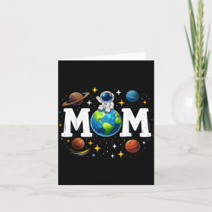 Carte Espace Astronaute Anniversaire Maman Famille Assor