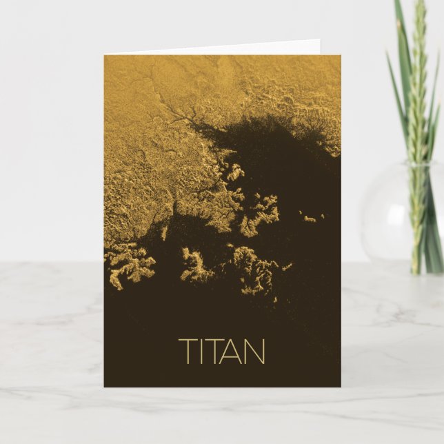 Carte Espace Extérieur, Cosmos, Système Solaire, Titan L (Devant)