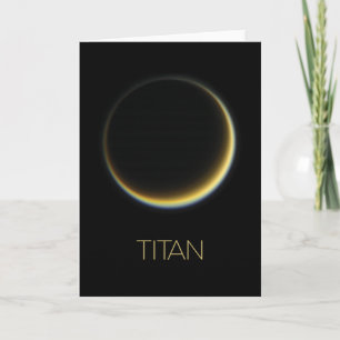 Carte Espace Extérieur, Cosmos, Système Solaire, Titan L