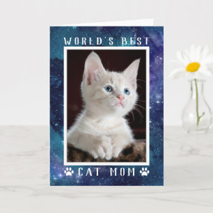 Carte Espace photo de la meilleure maman de chat du mond