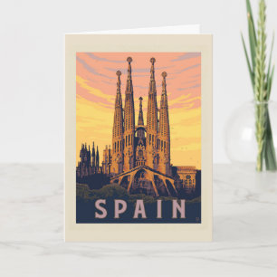Carte Espagne   Familia Sagrada