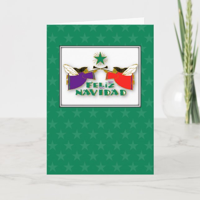 Carte Espagne, Feliz Navidad Angels (Devant)