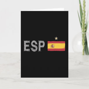 Carte Espagne Football Fan Chemise Espagnole Drapeau