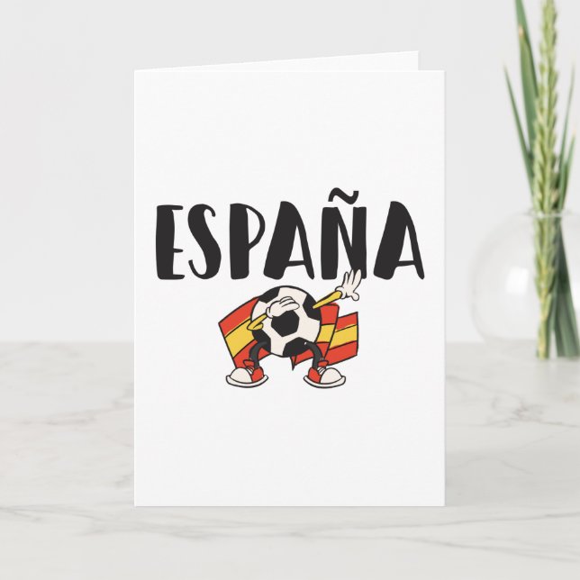 Carte Espagne Football Fan Shirt Drapeau (Devant)