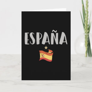 Carte Espagne Football Fan Shirt Drapeau
