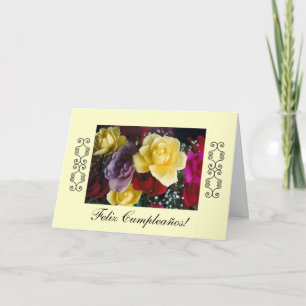 Carte Espagnol : Anniversaire/Cumpleaños
