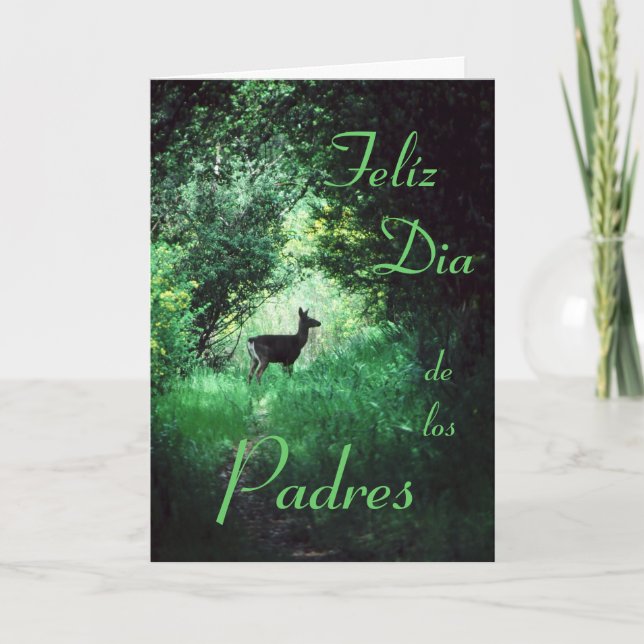 Carte Espagnol : Fête des pères de Dia del Padre/ (Devant)