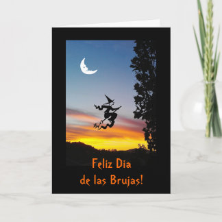 Carte Espagnol : Haloween Dia de las Brujas