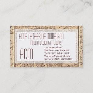 Carte espagnole antique élégante Séville Espagn