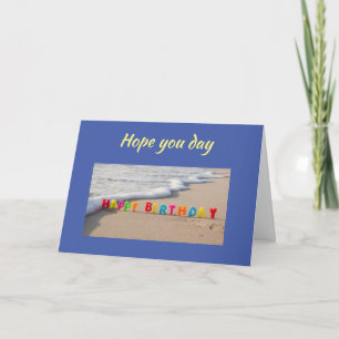 CARTE ESPÉREZ QUE VOTRE ANNIVERSAIRE EST COMME UN "JOUR