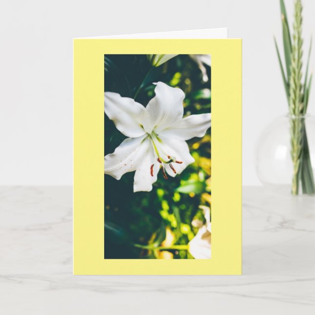 CARTE ESPOIR ET PLUS SOUHAITÉ POUR VOUS À PÂQUES (Devant)