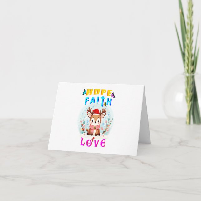 Carte Espoir Foi Amour (Devant)