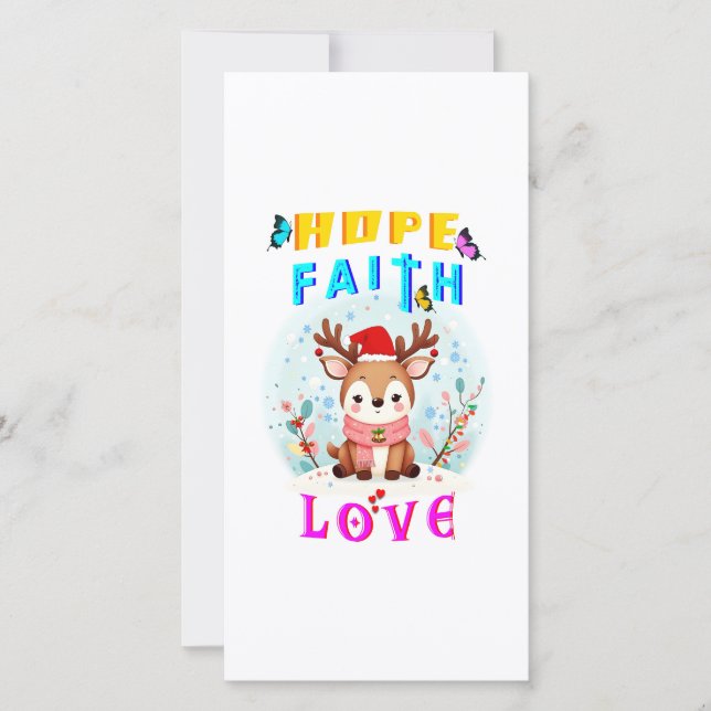 Carte Espoir Foi Amour (Devant)