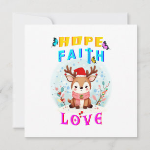 Carte Espoir Foi Amour