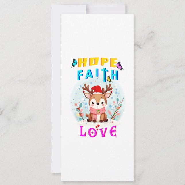 Carte Espoir Foi Amour (Devant)
