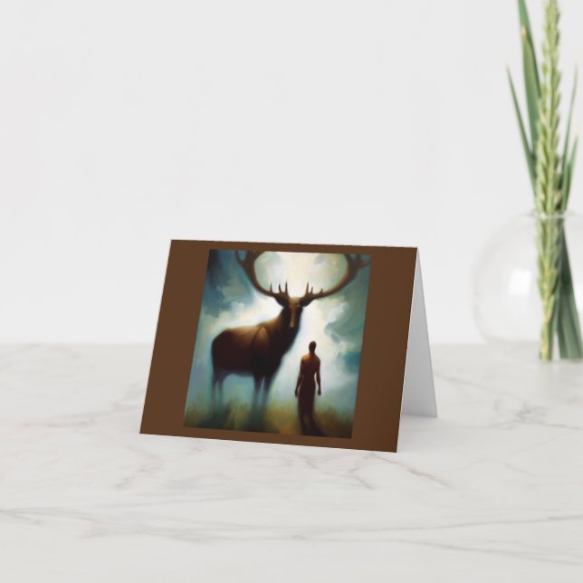 Carte Esprit Animal Elk 1 (Devant)