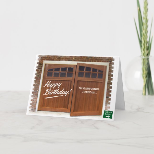 Carte Esprit Classic Car Greetings Card (Devant)
