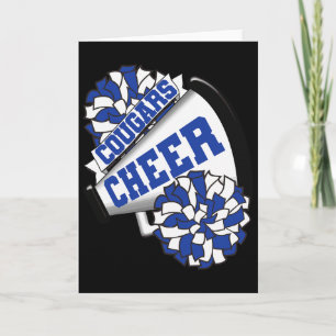 Carte Esprit de Cheerleading des Cougars Cheer Ck à l'éc