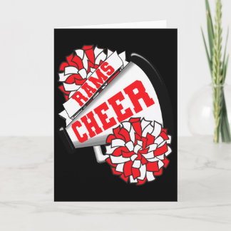 Carte Esprit de Cheerleading des Rams Ck à l'école R 