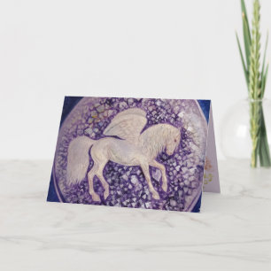 CARTE ESPRIT DE CHEVAL - UNICORN PURPLE JEGRIO - DH