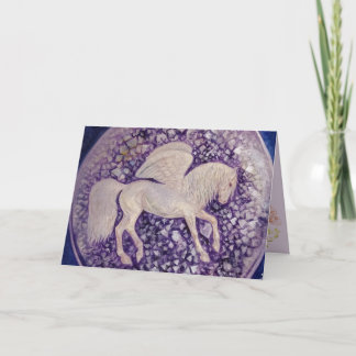 CARTE ESPRIT DE CHEVAL - UNICORN PURPLE JEGRIO - DH