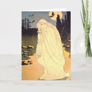 Carte Esprit de lune de batte de sorcière de fantôme